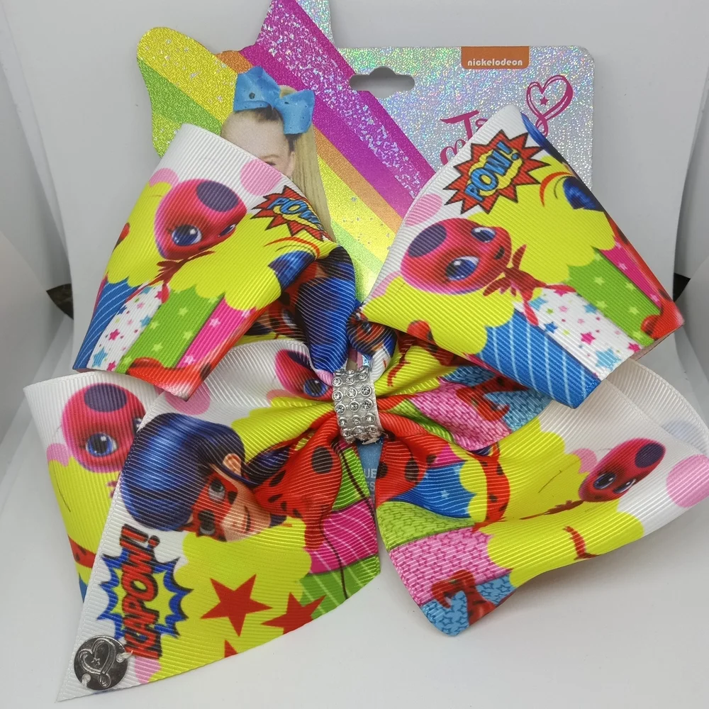 JoJo Siwa Colorful Ladybug Hair Bow